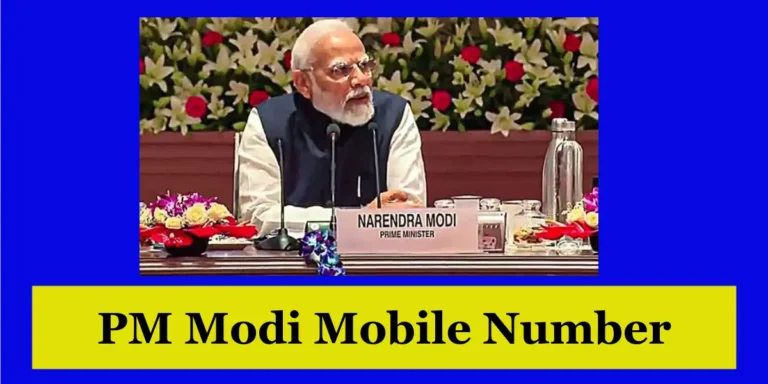 PM Modi Mobile Number