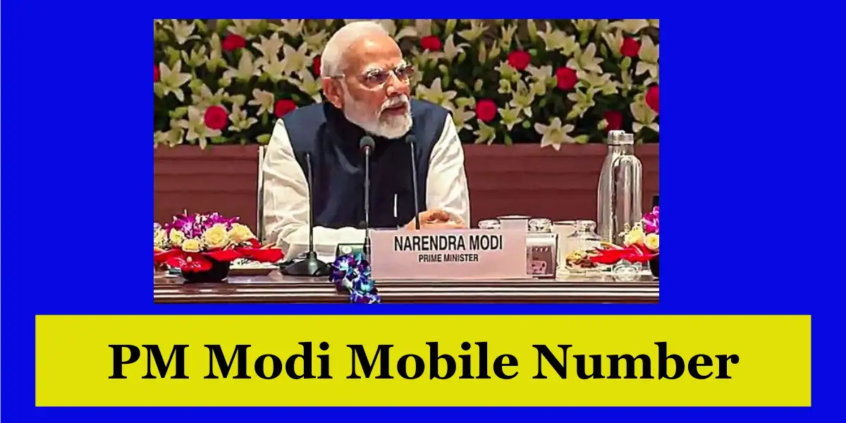 PM Modi Mobile Number