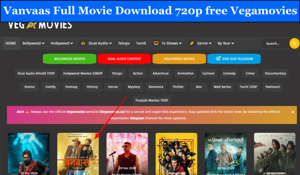 Vanvaas Full Movie Download 720p free Vegamovies