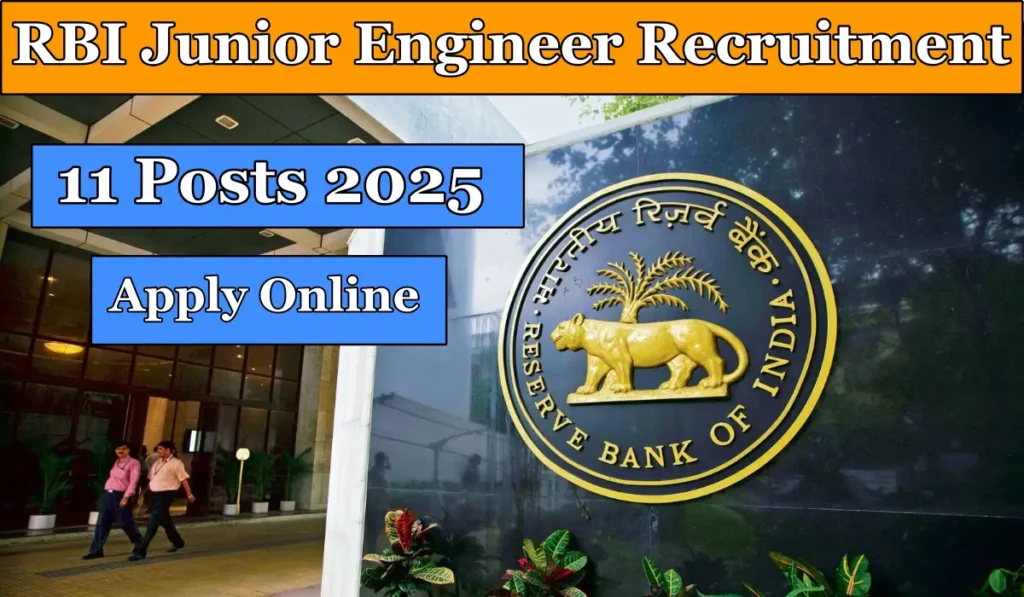 RBI Junior Engineer Recruitment